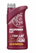 MANNOL 75W/140 LS 4x4 GL-5 Maxpower 1л Premium синт.SG10200 8102