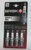 Свеча Brisk-1315/0086 LR15YC-1 ВАЗ 2110/2121 НИВА/HONDA/NIS SAN/TOYOTA блистер 4шт цена за комплект