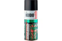KUDO-319005 Грунт-эмаль по ржавчине черная 520мл алкидная