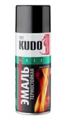 KUDO-5002 Эмаль термостойкая черная 520мл
