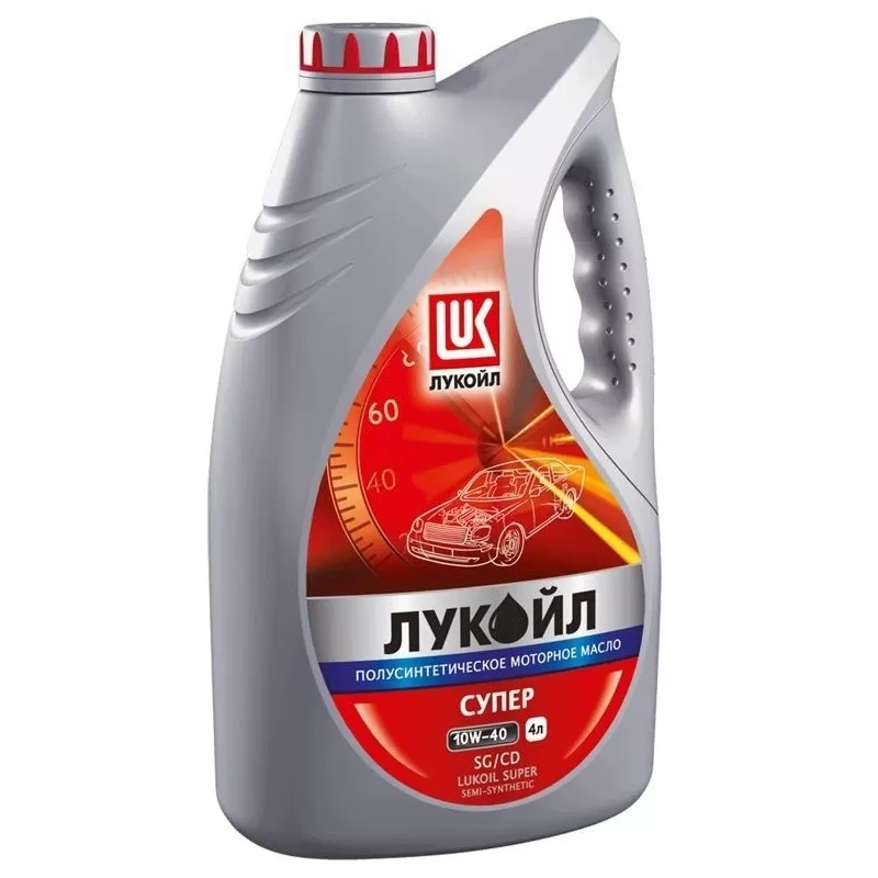 Лукойл Супер 10/40 SG/CD полусинтетическое 4л.масло моторное