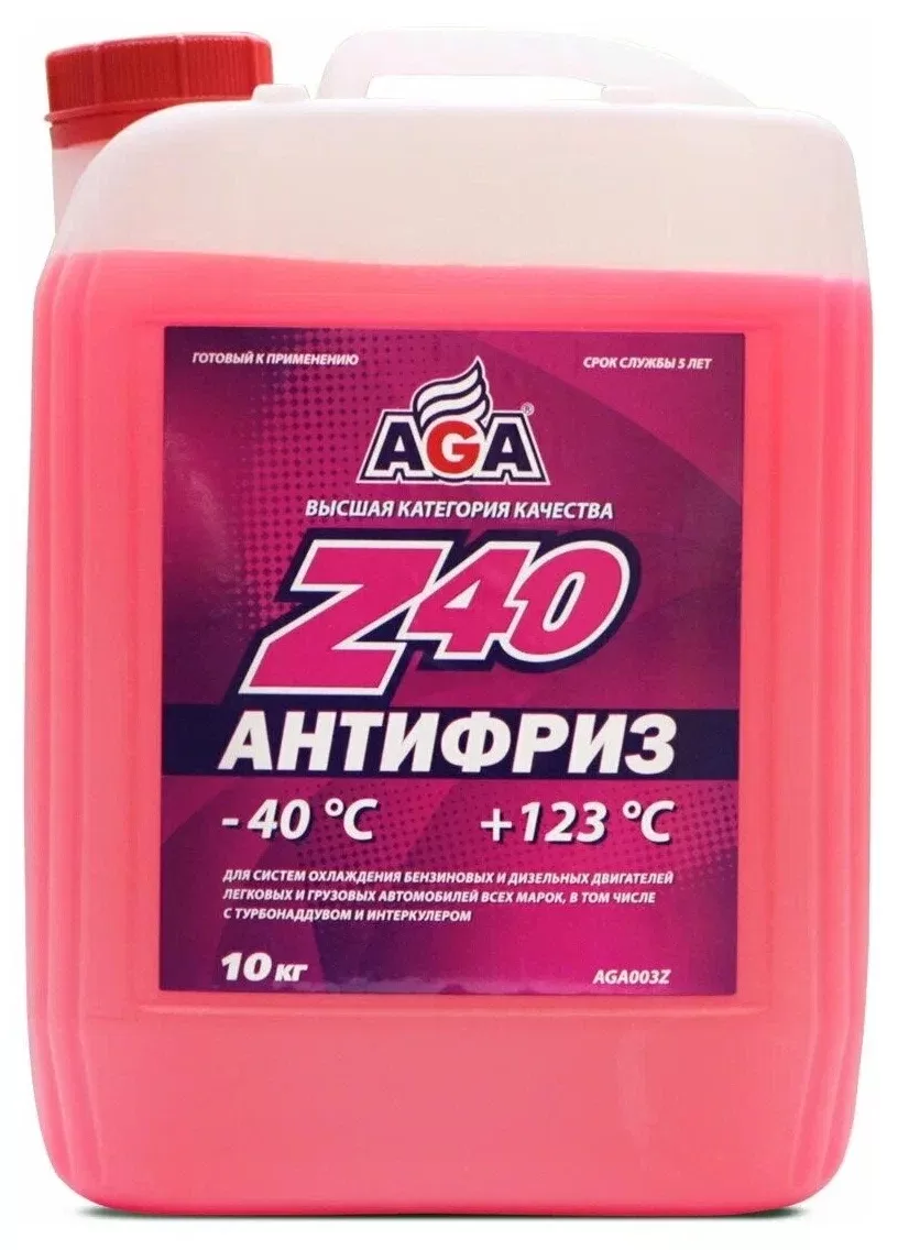 Антифриз -40 AGA красный 10кг
