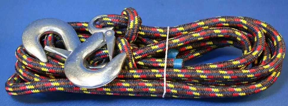 Трос-веревка 3тонны 5метров с крюками